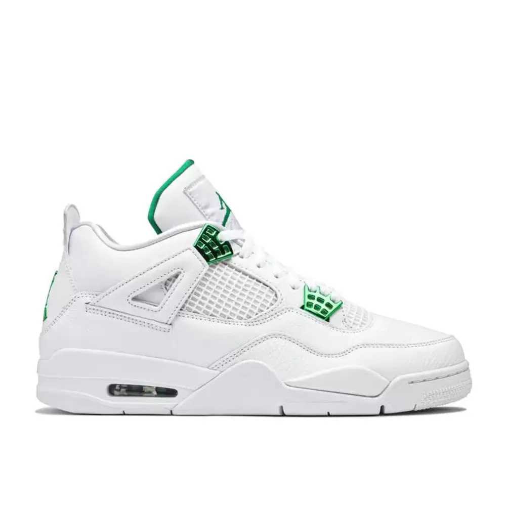 Air Jordan Retro 4 Metalic Green