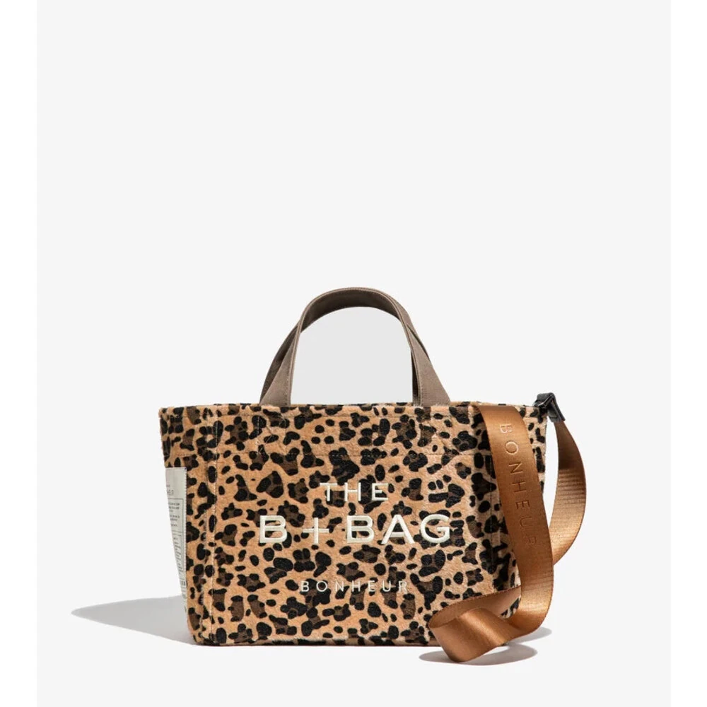 The B + Bag Bonheur Canvas Leopard