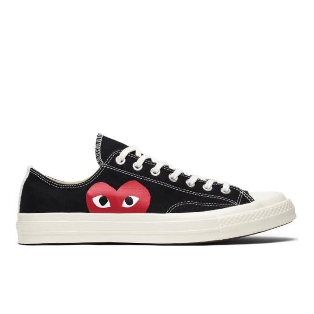 Comme Des Garcons Play x Converse Low Black